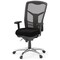 Officesource CoolMesh Collection Multi-Function, High Back Mesh Back Chair with Upholstered Seat and Black Frame OSTW8908FBK - alternate 8